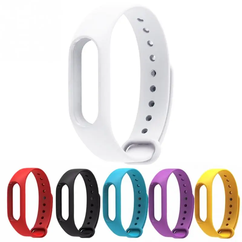 Силиконовый сменный ремешок для часов браслет Xiaomi Mi Band 2 умный Браслет без