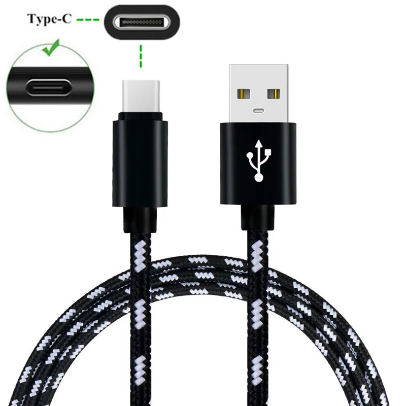Портативное зарядное устройство USB для путешествий или кабель 1 м type c Samsung a3 a5 a7 2017
