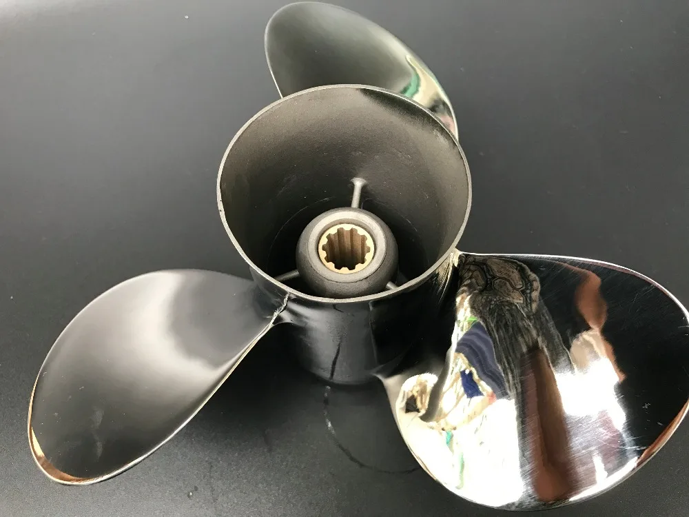 Free shipping 9 1/4x11 For Yamaha STAINLESS STEEL Propellers Motors 9