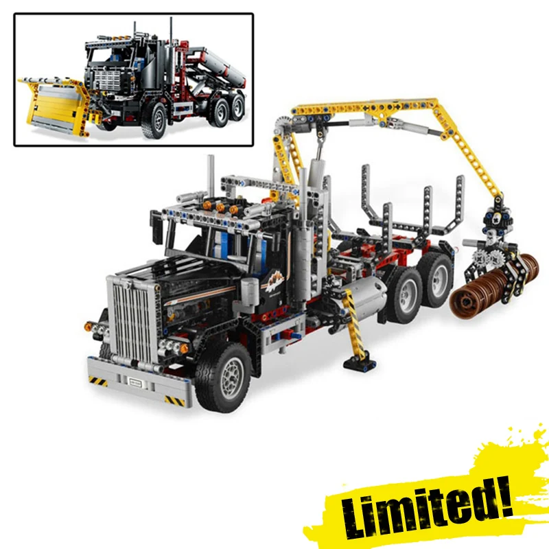 

In-Stock Lepin 20059 1338Pcs Mechanical Serie The Logging Truck Set Children Educational Building Blocks Bricks Toys Model 9397