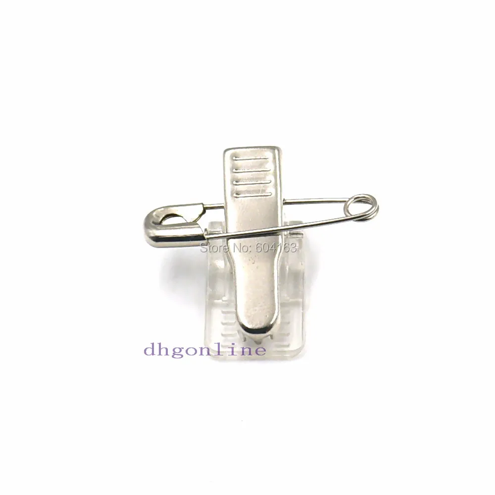 

25 Pcs Brooches Satety Pin Clip Craft Fixing ID Badge Card Holder Lanyard Paci Pacifier