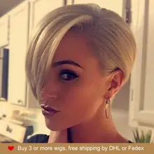 Rebecca, парики из человеческих волос на кружеве для черных женщин, прямые, Омбре, короткий Боб, парик, предварительно сорванный, 613 блонд, розовый, синий, бордовый, 99J