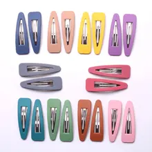 Baby Girls Hair Clips for Hair Styling Cute Matte Snap Clip Pin Children Women Kids Hairpins Metal Triangle Color Barrettes 2pcs Baby Girls Hair Clips for Hair Styling Cute Matte Snap Clip Pin Children Women Kids Hairpins Metal Triangle Color Barrettes 2pcs