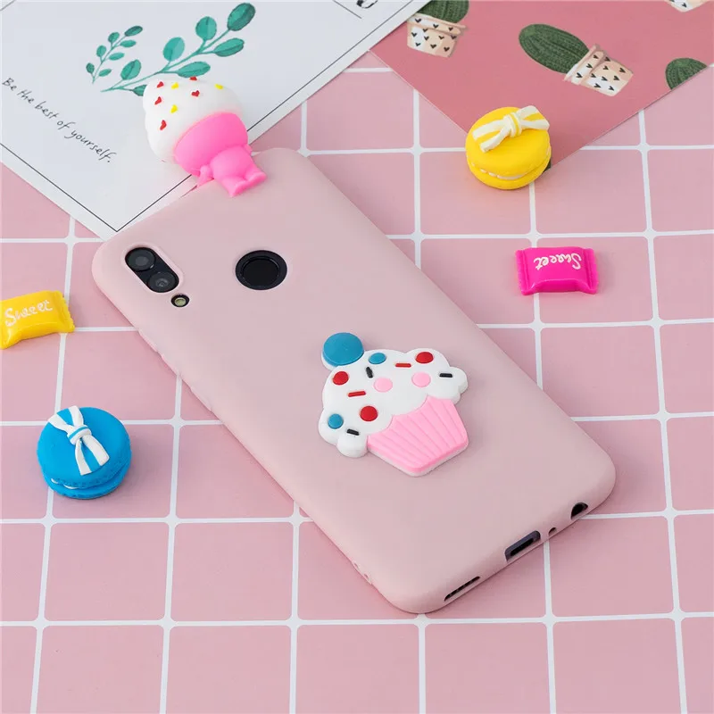 Huawei P Smart чехол для Coque huawei P Smart Psmart чехол 3D единорог кукла игрушки Мягкий силиконовый чехол для телефона s Etui