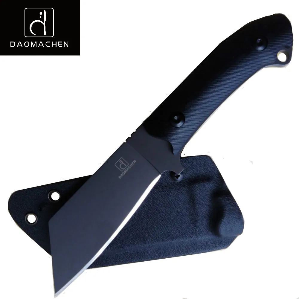 

DAOMACHEN Camping Survival Hunting Knife With Imported K sheath G10 Handle Outdoor Knife Full Tang Knife Free shipping