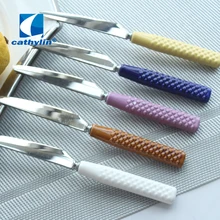 CATHYLIN набор ножей 12 шт./с прибор из нержавеющей стали керамический резной Фруктовый нож с ручкой набор столовых приборов CR0069