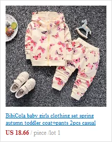 Коллекция года, одежда для маленьких девочек Хлопковое пальто с капюшоном и принтом пчелы и длинными рукавами+ штаны, комплект из 2 предметов, Одежда для новорожденных спортивные комплекты для девочек одежда для малышей
