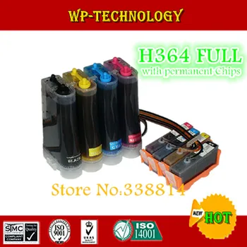 

CISS for HP364, suit for HPB8550 HPB8553 HPB8558 HPC6380 HPC6383 HPC5383 HPC5380 HPC6324 , With permanent chips ,full ink.