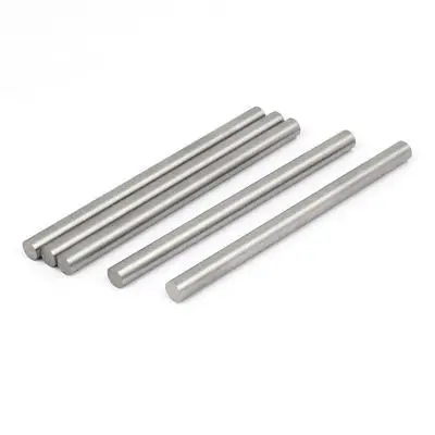 

6.5mm Dia 100mm Length HSS Round Shaft Rod Bar Lathe Tools Gray 5pcs