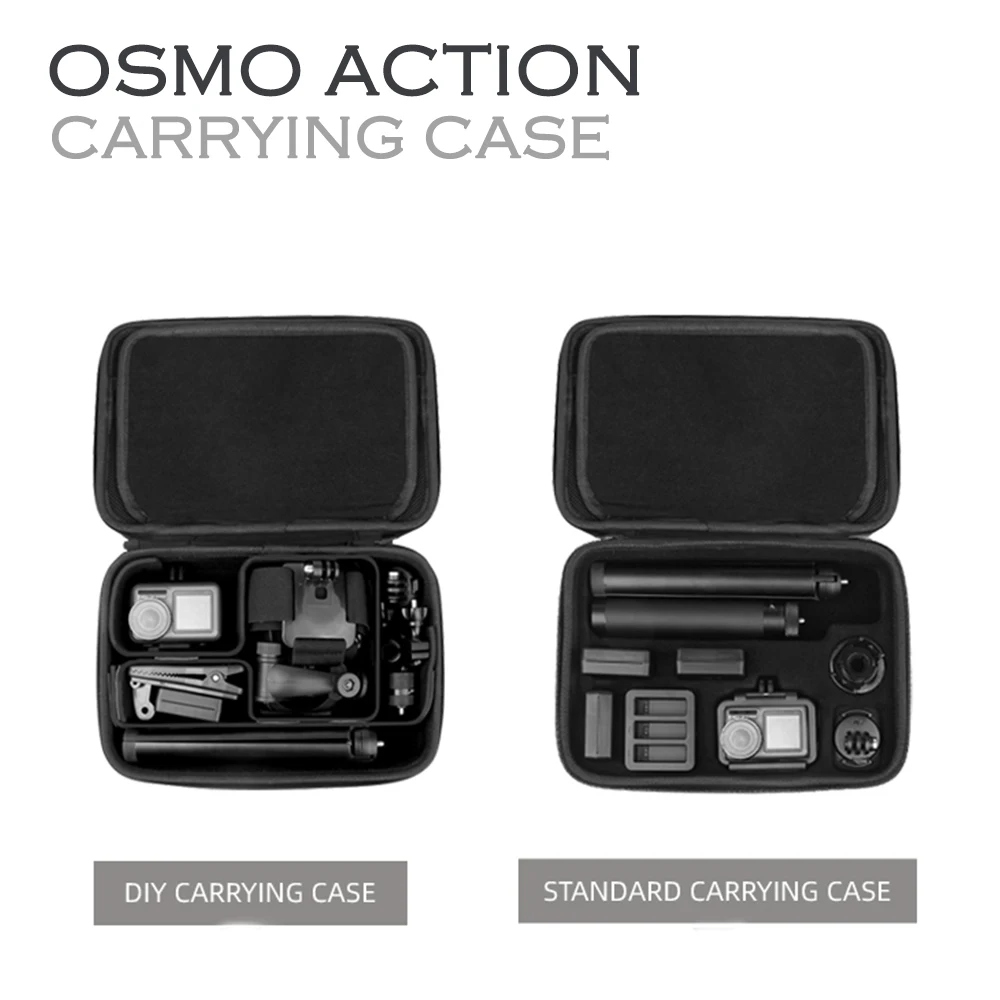 

Portable Carrying Case for Osmo Action DIY Carrying Case Standard Carrying Case for DJI OSMO ACTION Camera Accessories
