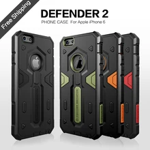 Для iPhone 6 6 S чехол Nillkin Defender 2 Aegis жесткая Тонкий чехол Capas для Apple iPhone6 4.7 »телефон Сумка Чехлы для мангала