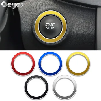 

Ceyes Car Sticker Accessories Styling Start Stop Engine Ring Case For Renault Koleos Fluenec Megane Latitude Kadjar Captur Cover