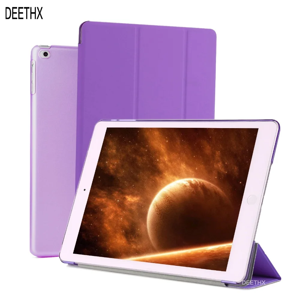 

For New iPad 9.7 inch 2017 2018 A1822 A1823 A1893 A1954 Sleeping Wakup Ultral Slim Leather Smart Cover also for iPad Air model