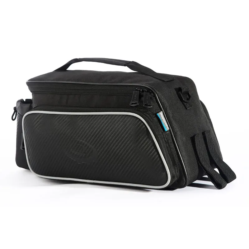 ROSWHEEL Сумка-переноска для велосипеда, багажник для велосипеда, чемодан на заднее сиденье, сумка для хранения на открытом воздухе, сумка на плечо, 14815