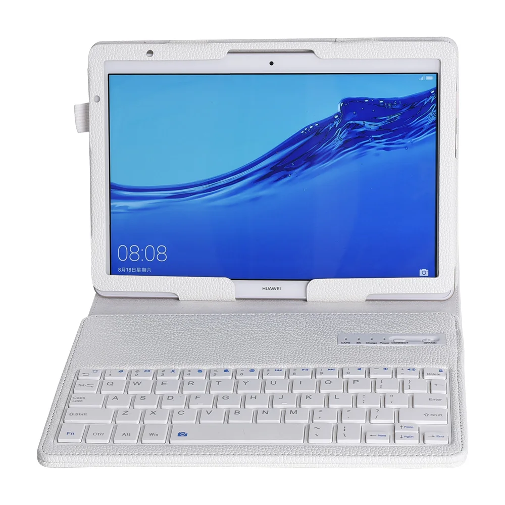 Беспроводной Bluetooth клавиатура Стенд кожаный чехол для huawei MediaPad M5 Lite 10 BAH2-W19/L09/W09 T5 10 AGS2-W09/L09/L03/W19