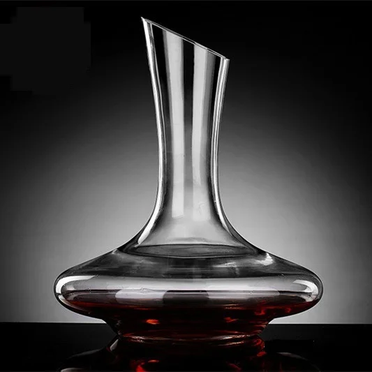 

Handmade 1500ML Crystal Glass Wine Decanter Aerator Decorative Drinking Flask Barware Tool Dinnerware Ornament Accessories Craft