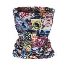 Походная клеймовая повязка с принтом, многофункциональная бандана, маска для лица, шарф для шеи, спортивные шарфы унисекс