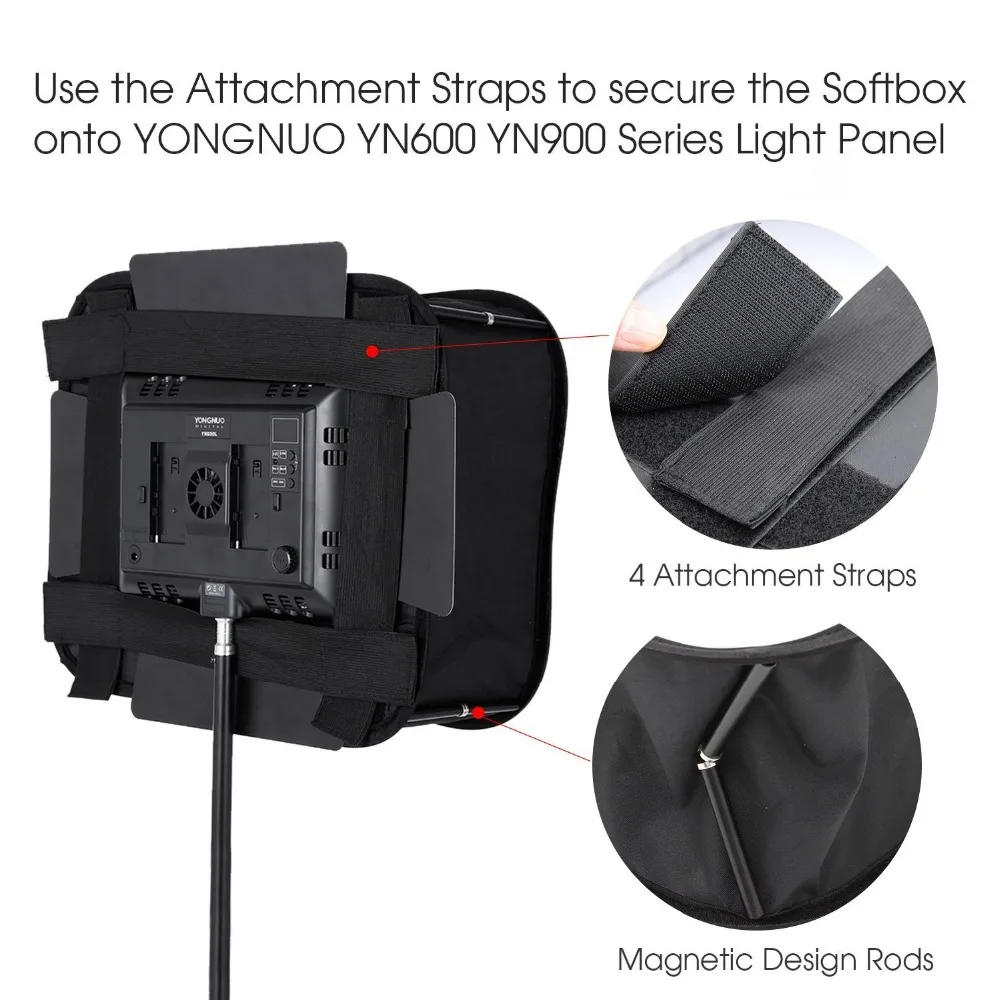 SB300 Softbox Diffuser for YONGNUO YN300 III II LED Video Light Panel Foldable Portable Soft Filter