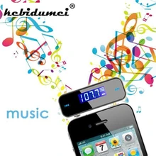 Беспроводной 3,5 мм во время езды в автомобиле автомобильного комплекта громкой связи музыки радио MP3 FM передатчик для iPod, iPad, iPhone 4 4S 5 Galaxy S2 S3