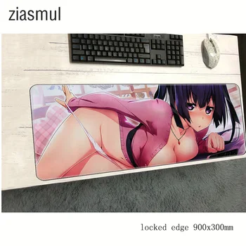 

Hatsune Miku mouse pad 900x300x3mm pad to mouse best notbook computer mousepad girl gaming padmouse gamer keyboard mouse mats