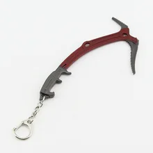 Tomb Raider Keychain Lara Croft Climbing Axe Metal Pendant chaveiro Key Ring bag charm Key Chain portachiavi Game Jewelry hot game keychain frostmourne doomhammer warglaive of azzinoth ashbringer key ring holder chaveiro key chain pendant jewelry