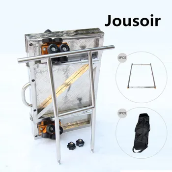 

Stainless Curved & Straight Rail+Dolly Car For Video CD15