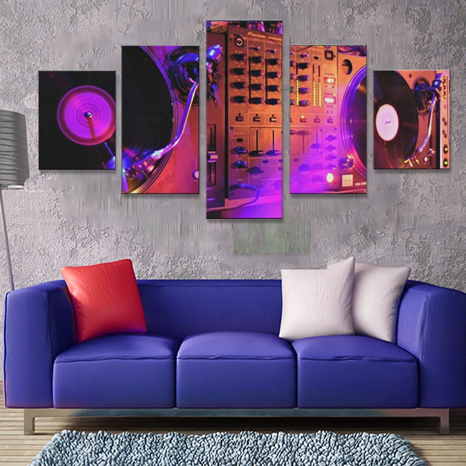 DJ Night club of mural bar production wholesale canvas print poster 5