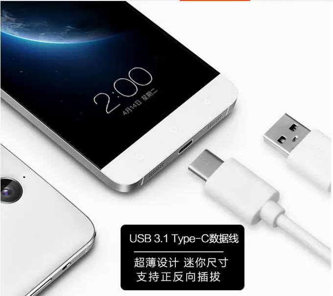 Высокое качество 2 шт USB 3,1 type C кабель синхронизации данных для Xiaomi 5 Honor 8 mate 9 Nokia Lumia 950 XL N1 Nexus 5X OnePlus LG G5 LETV