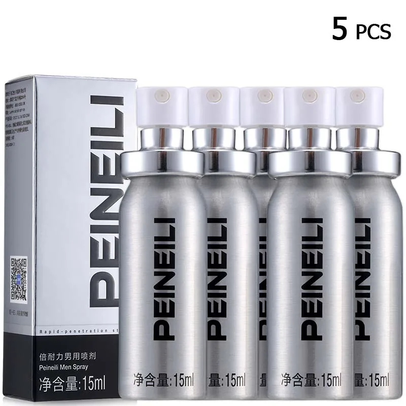 5Pcs 15ml Penile erection spray peineili male delay lasting 60 minutes sex products for men penis enlargement cream F01b | Красота и