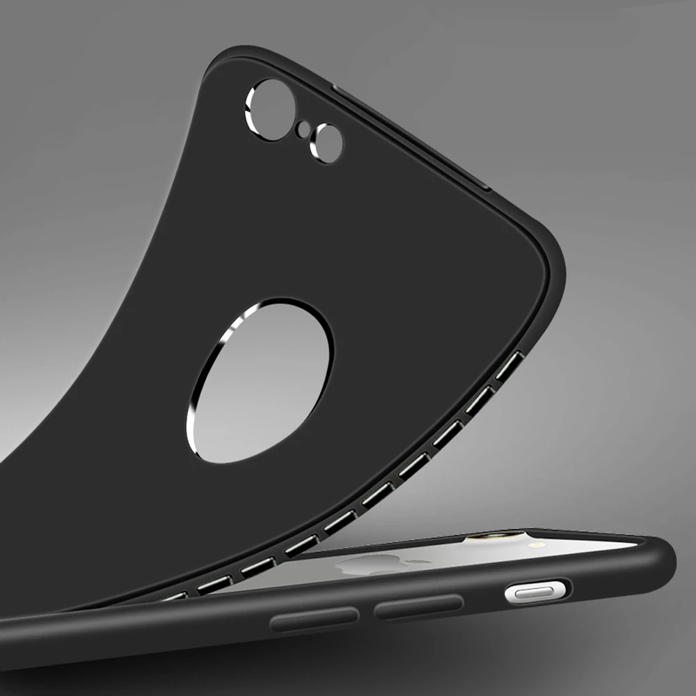 Роскошный 360 градусов Мягкий силиконовый чехол ТПУ для IPhone 6S 7 8 Plus X чехол s силиконовый Полный чехол для IPhone чехол XS Coque