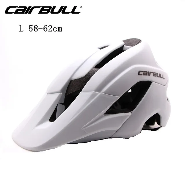 CAIRBULL Классический 9 видов цветов Casco Ciclismo для мужчин и женщин MTB шлем для велосипедистов велосипед Горный шлем высокого качества PC+ EPS велосипедный шлем - Цвет: WHITE  L