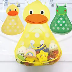 Baby Shower игрушки для ванной с изображением утки, лягушки мультфильм сумки детские игрушки для хранения сетки с сильным всасыванием