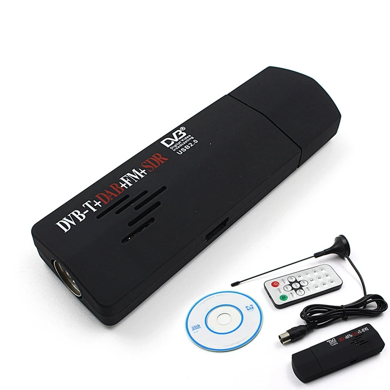 FM HDTV ТВ тюнер приемник палка RTL2832U + USB2.0 цифровой DVB T SDR DAB R820T N6L1|Спутниковое ТВ| |