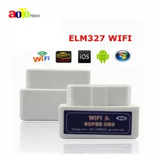 Топ супер мини WIFI ELM327 ELM 327 WIFI V1.5 OBD 2 II автомобиля инструмент диагностики OBD2 сканер Интерфейс Поддержка Android и IOS Системы