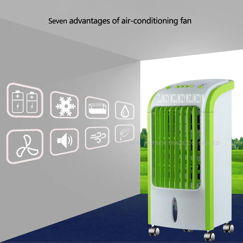 1 шт. 70 Вт Электрический вентилятор кондиционирования воздуха кондиционер вентилятор одного холодного типа воздуха увлажнение, Охлаждение вентилятором