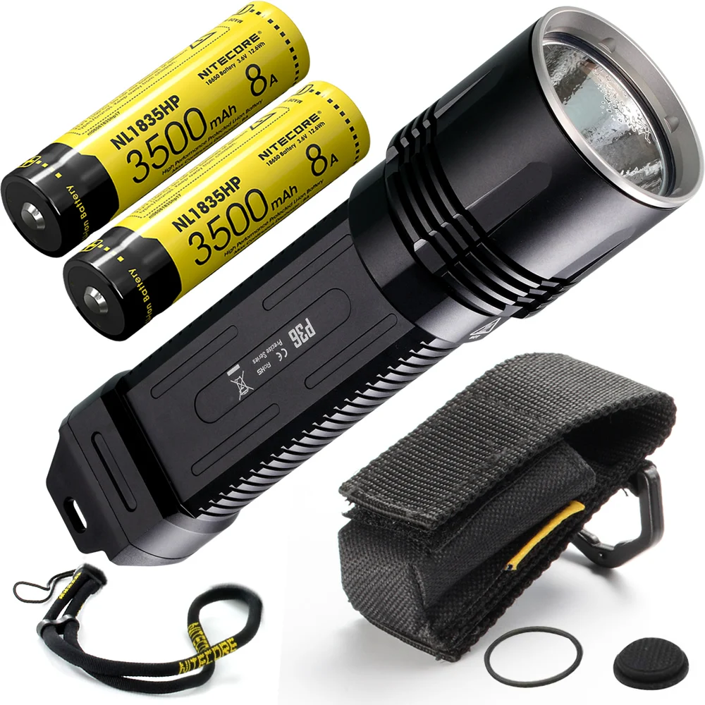 Бесплатная доставка Nitecore P36 18650 Перезаряжаемые батареи 2000Lm нейтральный белый