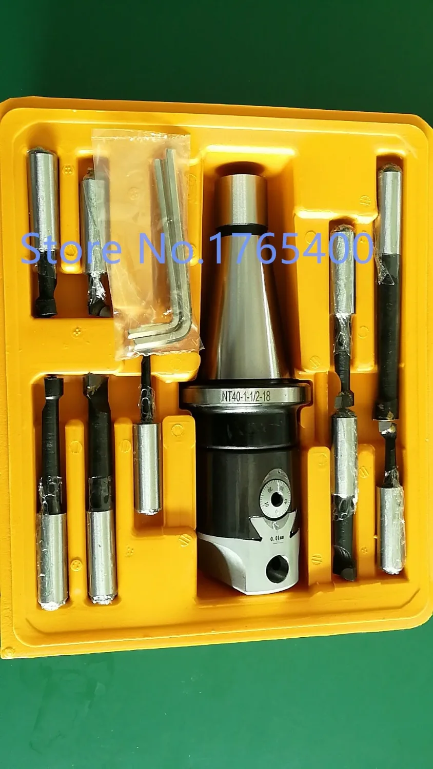 DIN2080 NT40 M16 Arbor F1-12 50MM Boring Head 9pcs Boring Bars Boring Head Set