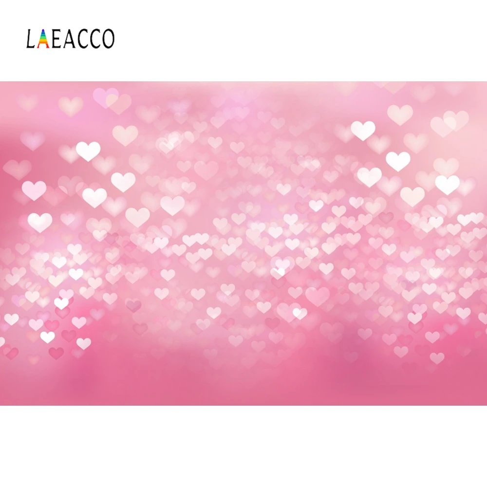 Laeacco сердце светильник Bokeh розовый детский питомец еда ПОРТРЕТНАЯ ФОТОГРАФИЯ