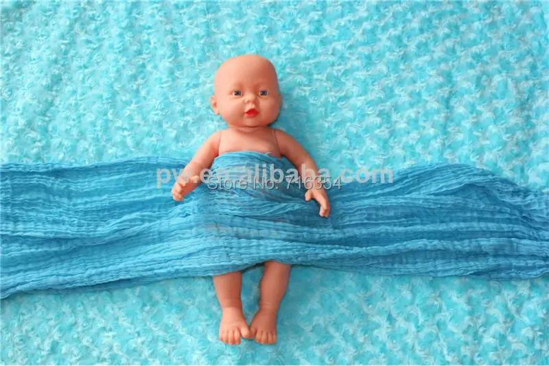 150cm Long 6pieces/lot 100 Cotton Grade 60 Newborn Baby Photo Props