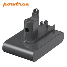 Powtree 22.2v 2200mah para dyson dc31 (apenas tipo apto b) série sem fio aspirador de pó bateria substituição dc35 dc44 dc45