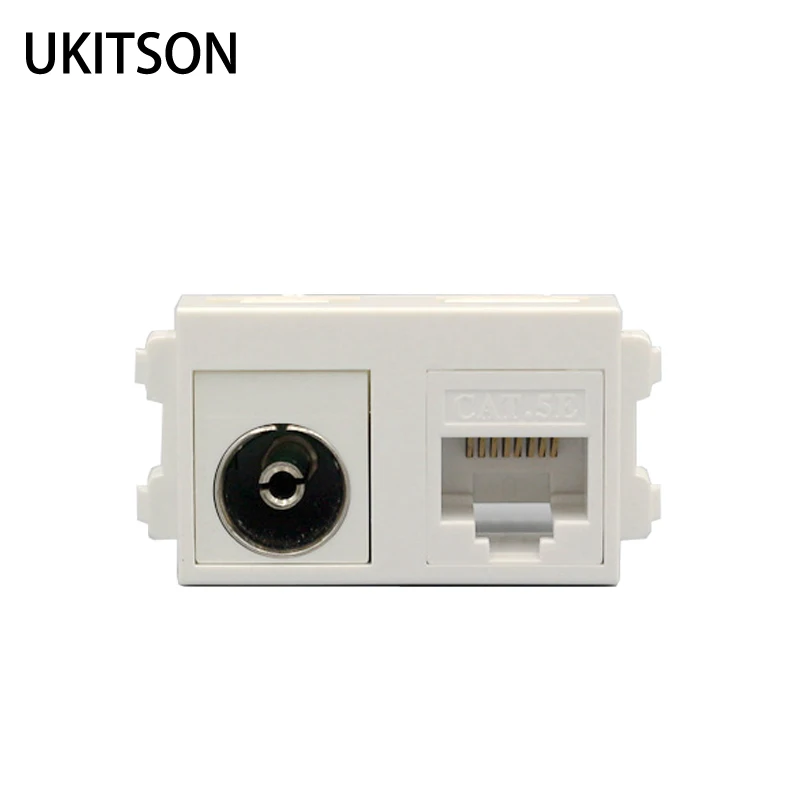 

Analog TV With CAT5E RJ45 Socket ATV Network Slot 23x36mm