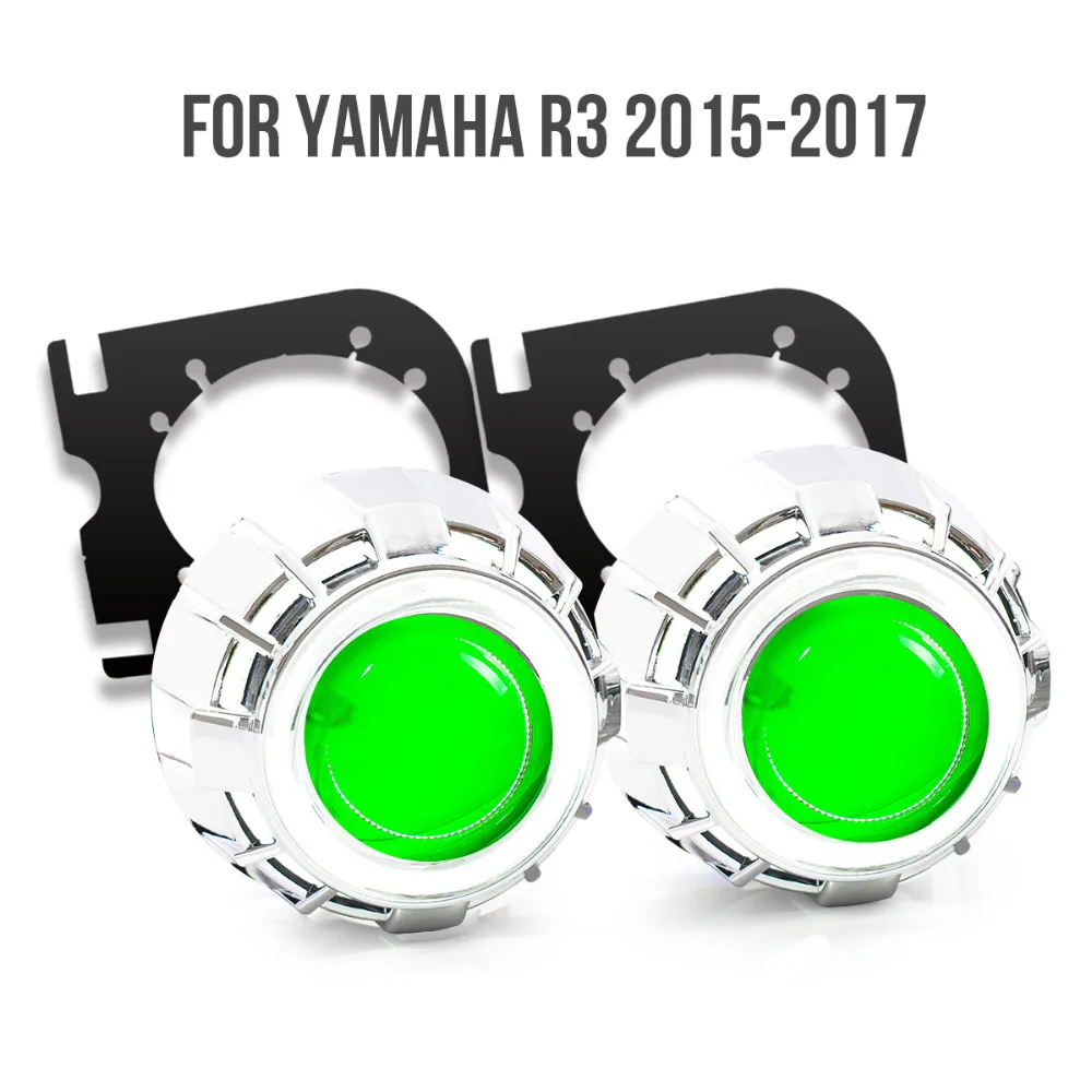 KT сделанный на заказ HID проектор Комплект для Yamaha YZF R3 2015 2018 HP31 A| |