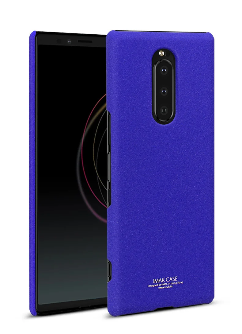 Для sony Xperia 1 чехол IMAK ковбойский жесткий пластиковый чехол для телефона с подставкой для sony Xperia 1