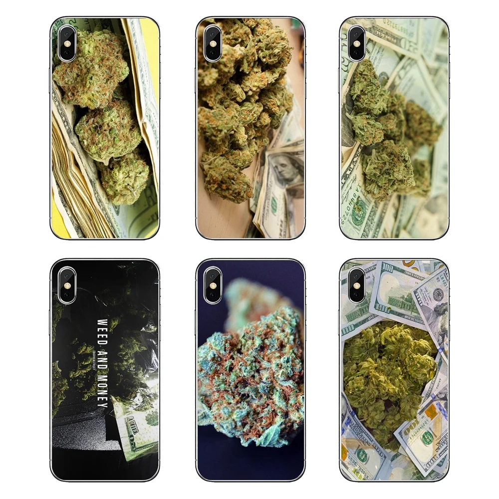 Drug Dealer Money Weed Art Soft Transparent Shell Covers For Xiaomi Mi A1 A2 5X 6X 8 lite SE Pro Max Mix 2 2S 3 Mi5 Mi5S |