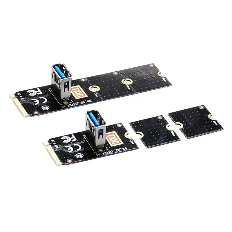 AMZDEAL NGFF M.2 слот для USB3.0 PCI-E Riser Card M2 слот Extender адаптер для BTC/ETH добыча