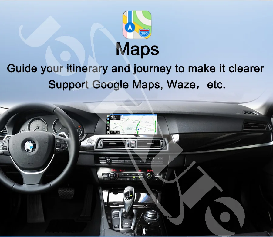 Joyeauto wifi беспроводной Apple Carplay для BMW CIC 6,5 8,8 10,25 дюймов 1 3 5 6 7 серии X1 X3 X5 X6 2009-2013 Android Авто игры