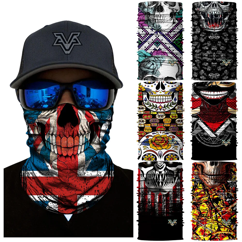 

Tokyo Ghoul Hiking Sport Scarf Balaclava Anime Face Mask Cycling Ski Fishing Headwear Scarf Bandanas Neck Gaiter Headband