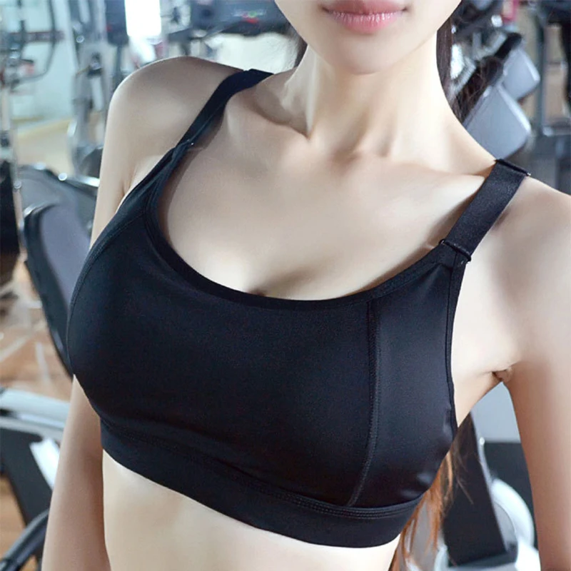 

Adjustable Sports Bra Fitness Running Padded Yoga Bra Push Up Gym Bra Jogger Women Active Wear Workout Athletic crop top Bras