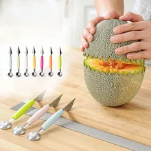 Фруктовый шар нож для вырезания ложки киви ложка для арбуза нож для дыни фрукты, кувшин шариковая ложка для мороженого кухонные принадлежности