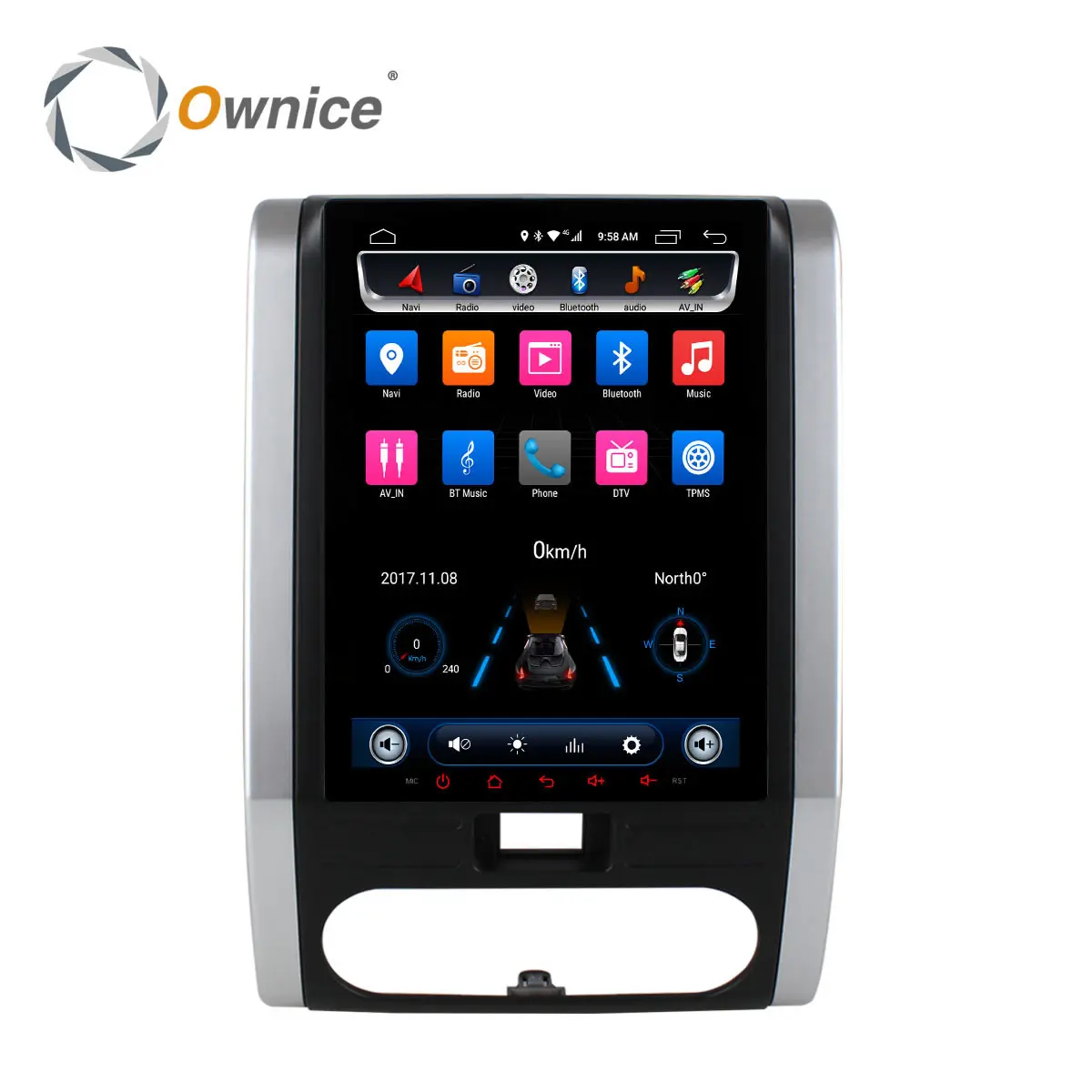 

Ownice 10.4" 9.7" IPS 2.5D Vertical Screen Car radio stereo for NISSAN X-TRAIL 2008 - 2011 8 core dvd GPS player Support Carplay